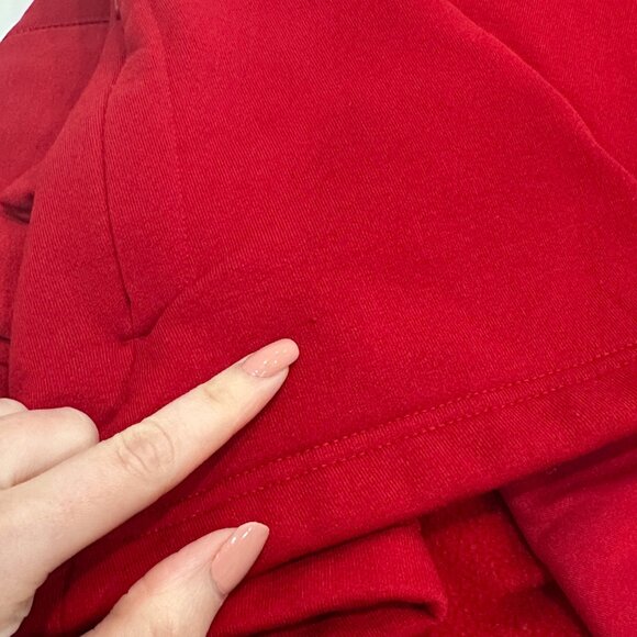 Athleta Altitude Polartec Funnel Neck Sweatshirt in Candy Red Women's Size 2X - Picture 16 of 16